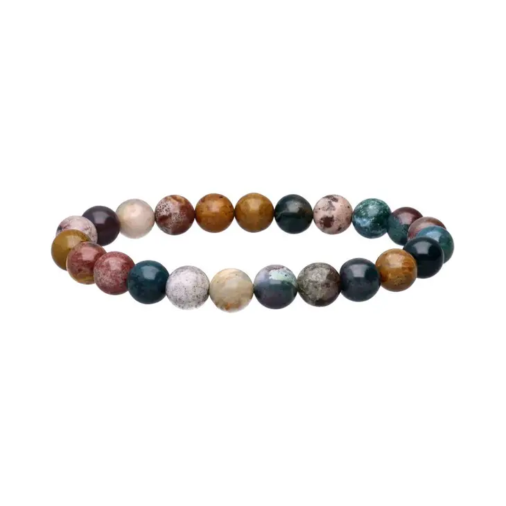 Armband 8mm Havsjaspis Ocean Jaspis