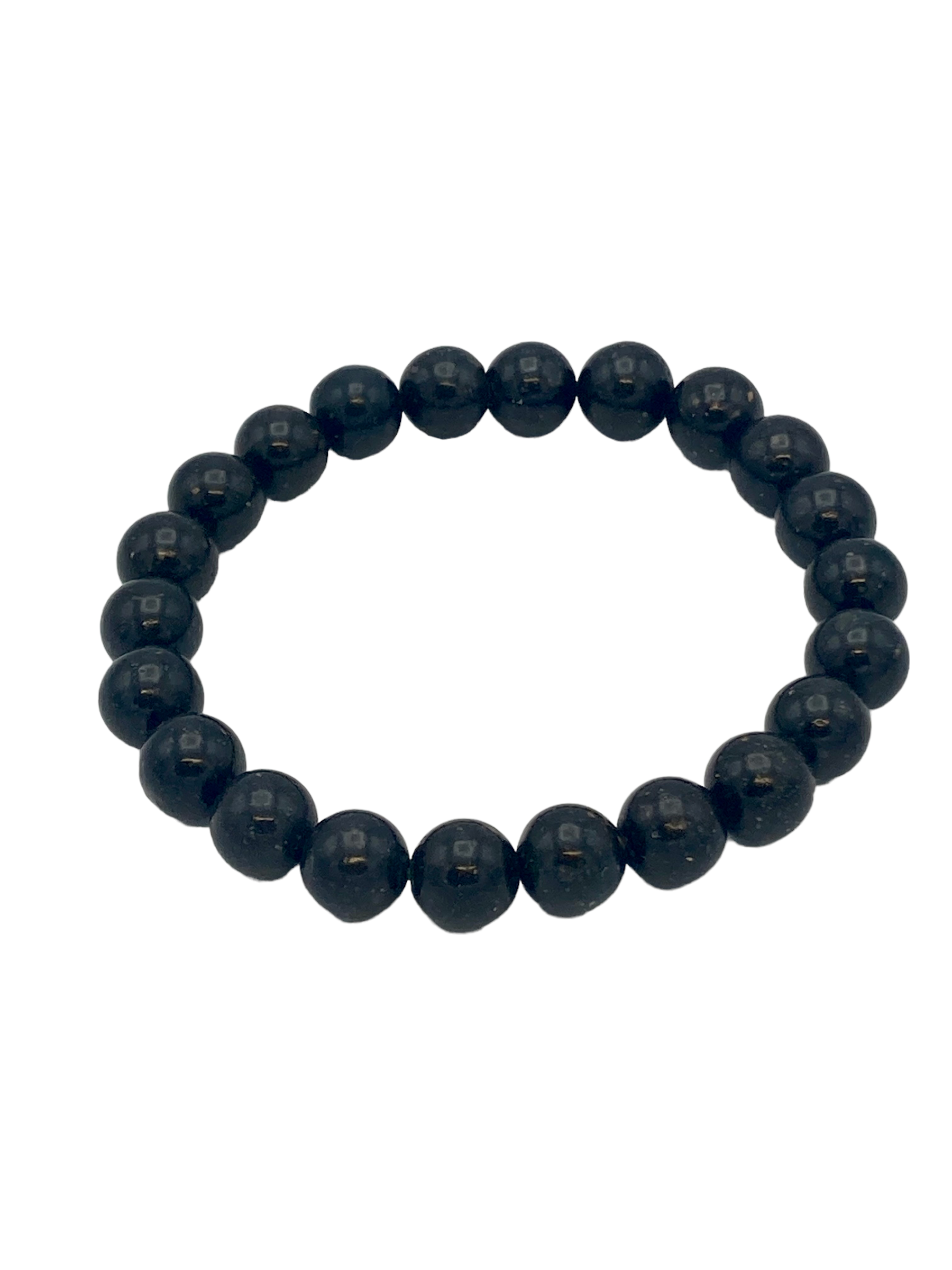 Armband 8 mm Svart opal