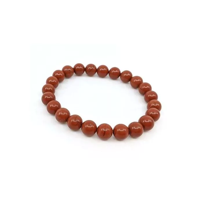 Armband 8mm Röd Jaspis