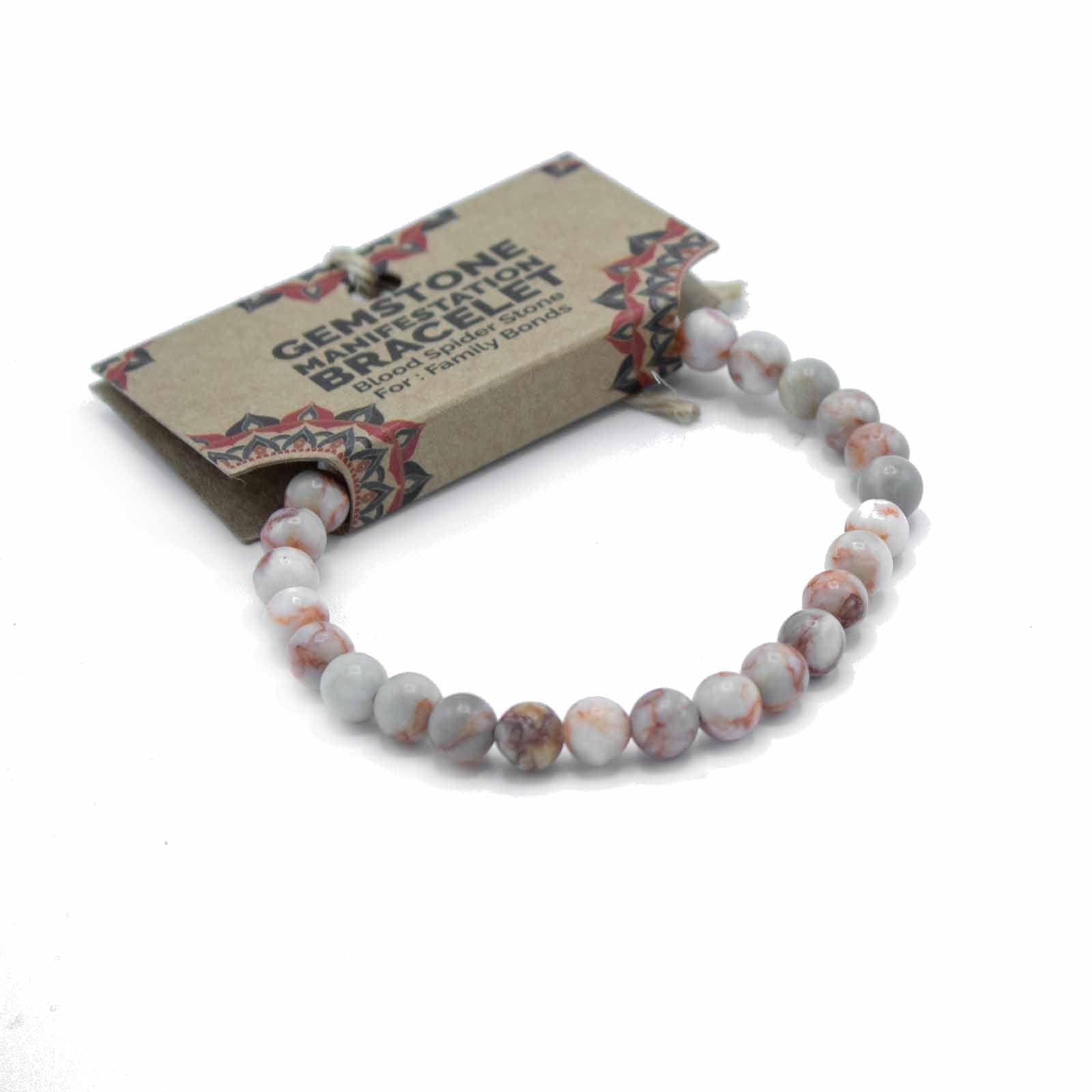 Armband Blood Spider Stone
