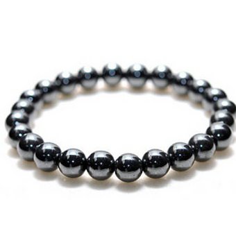 Armband Hematit 8mm rund