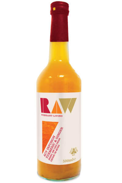 Raw Äppelcidervinäger Gurkmeja & Ingefära
