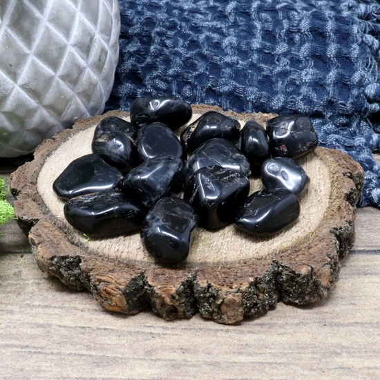 Polerad Svart Onyx 2-3cm