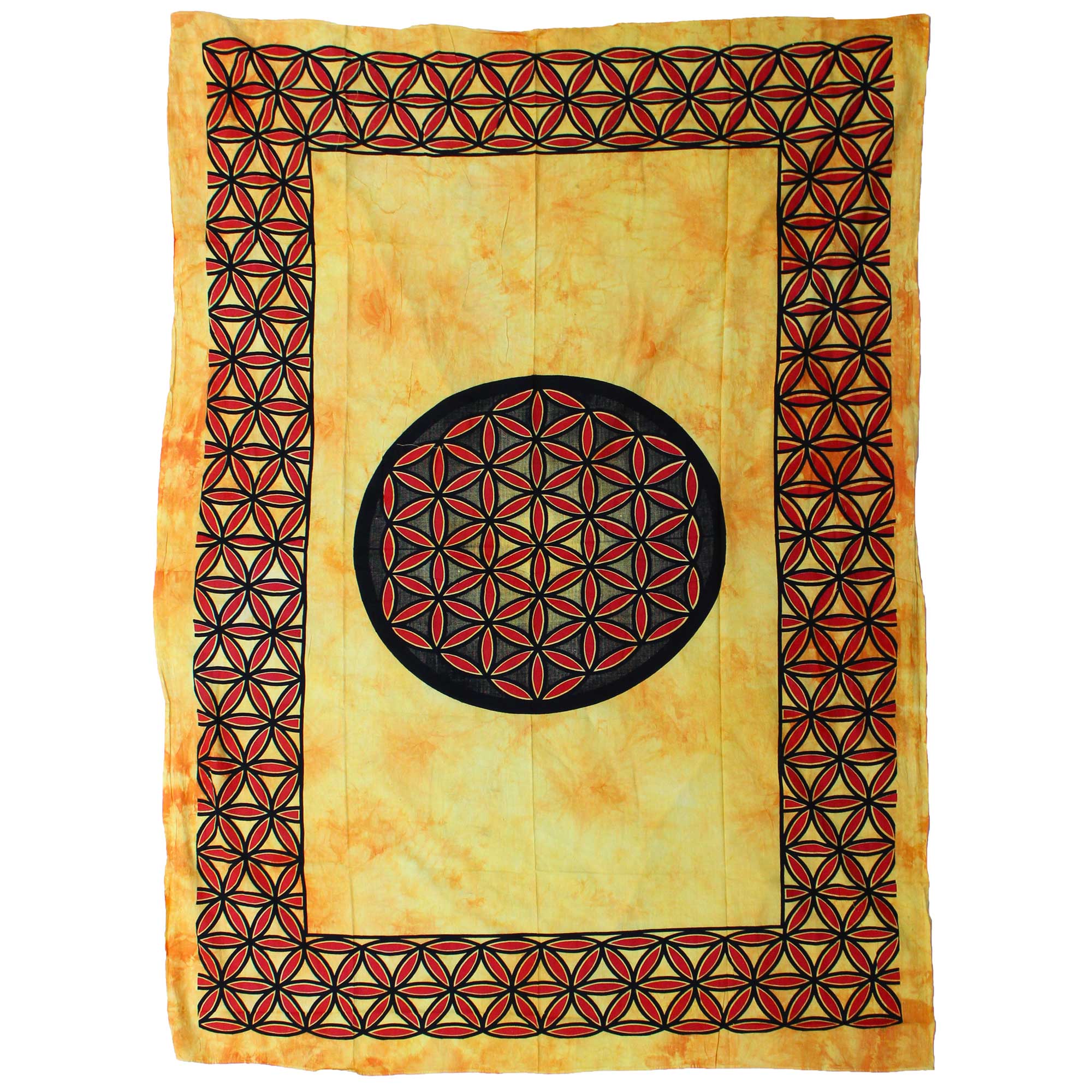 Sänkypeitto / seinäkangas Flower of Life
