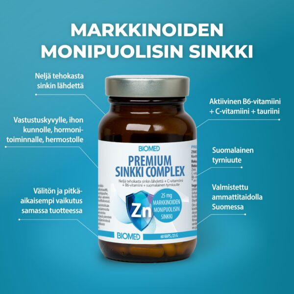 Biomed Premium Zink Complex 60 kapslar.