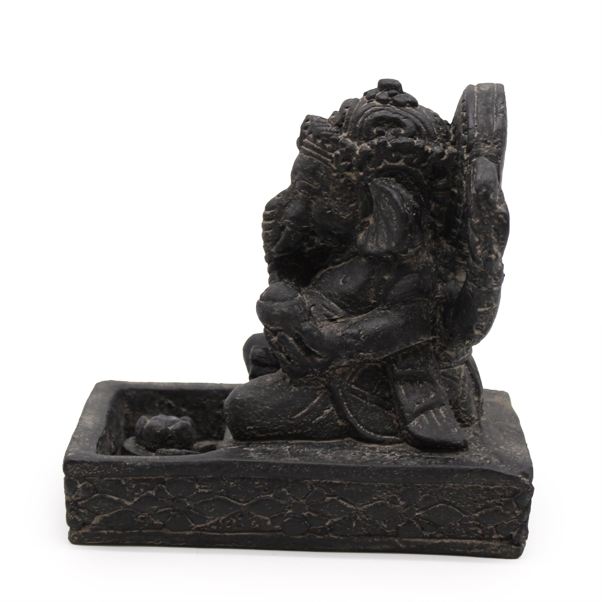 Rökelsehållare Ganesh - Svart Antik