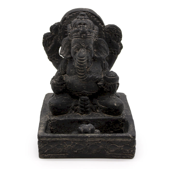 Rökelsehållare Ganesh - Svart Antik
