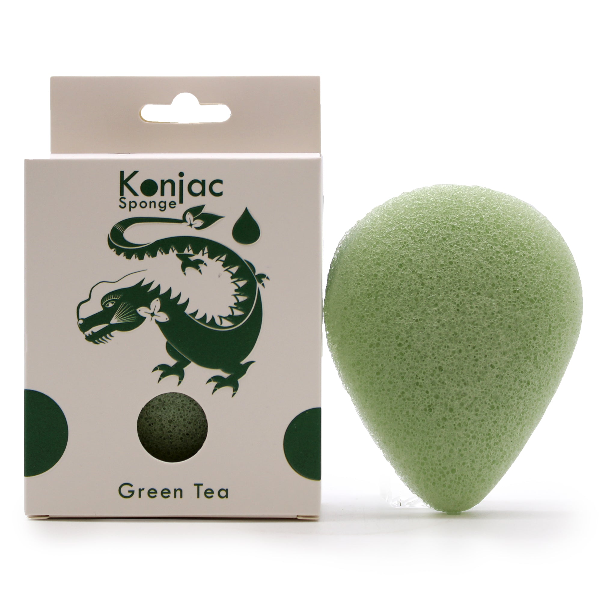 Tårdrop Konjac-svamp Grönt Te