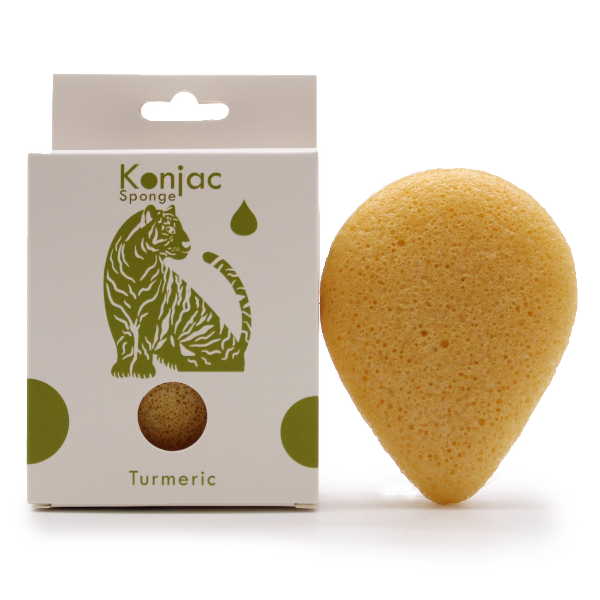 Tårdrop Konjac-svamp Gurkmeja