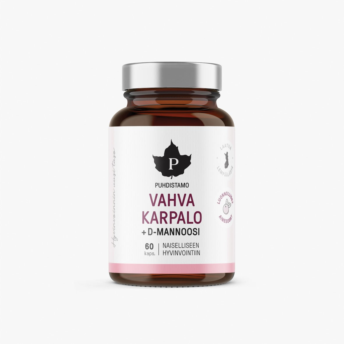 Vahva Karpalo + D-mannoosi 60kps.