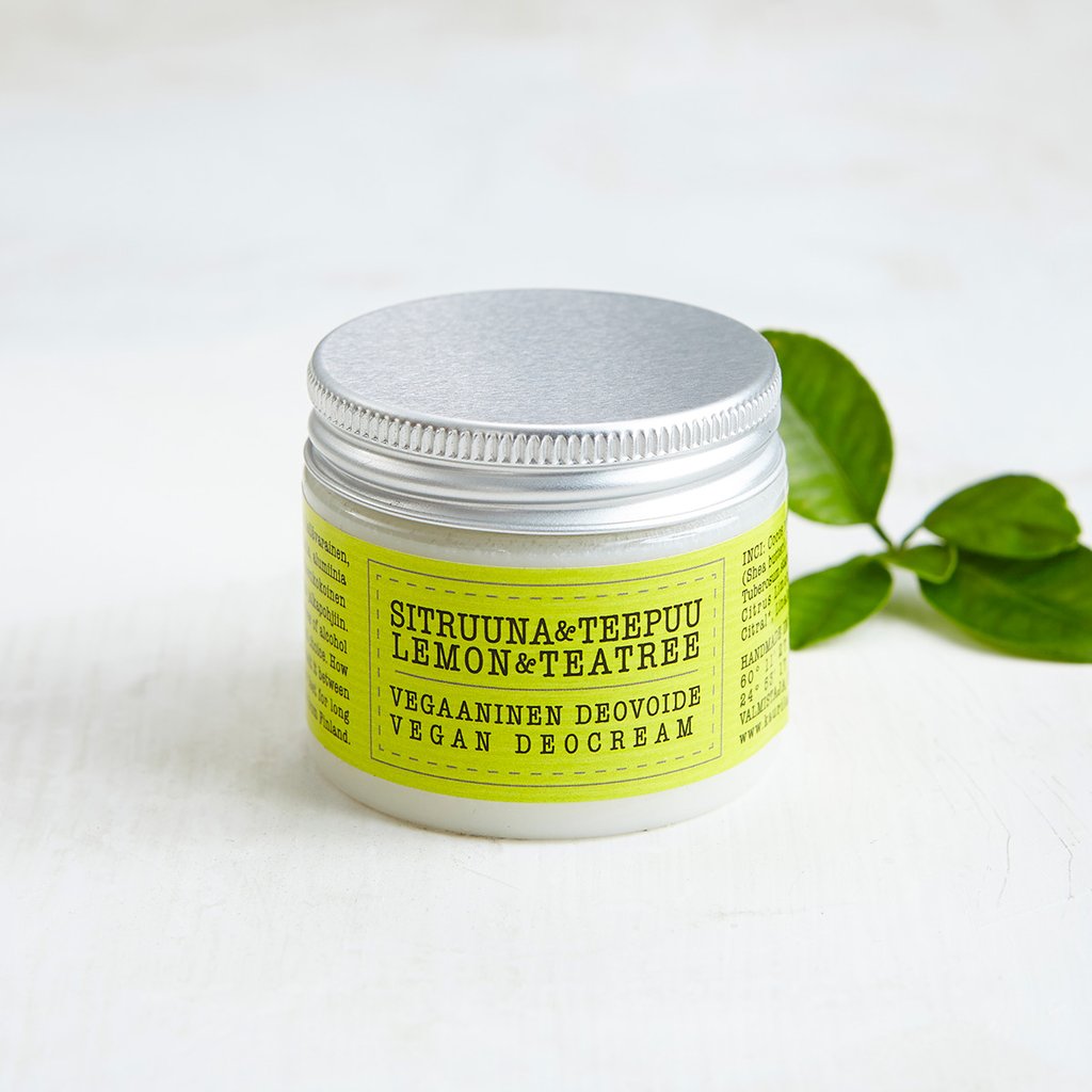 Vegansk Deo-kräm Citron-Tea Tree
