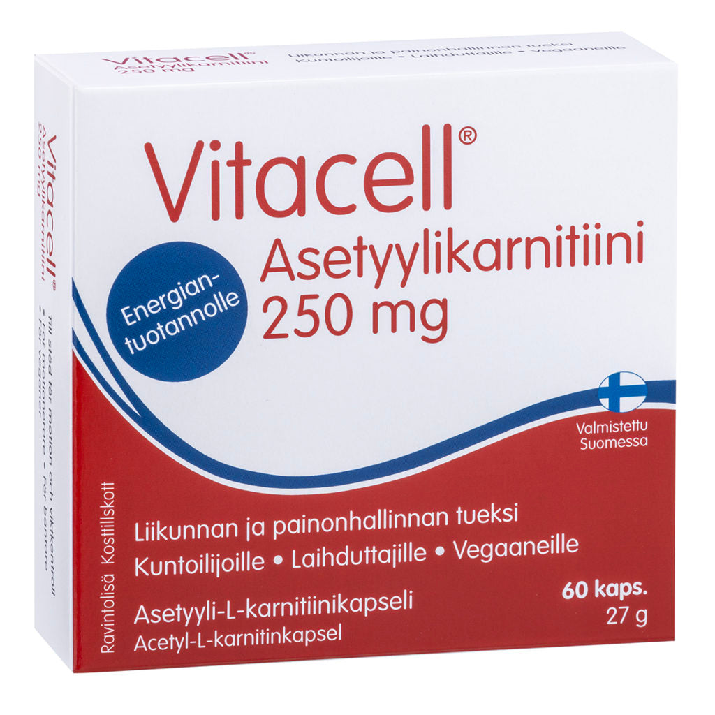 Vitacell Acetylkarnitin 250 mg