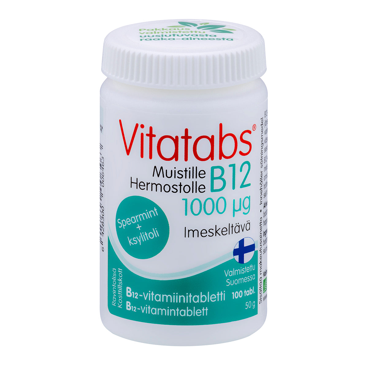 Vitatabs B12 1000 µg Spearmint 100 tabl