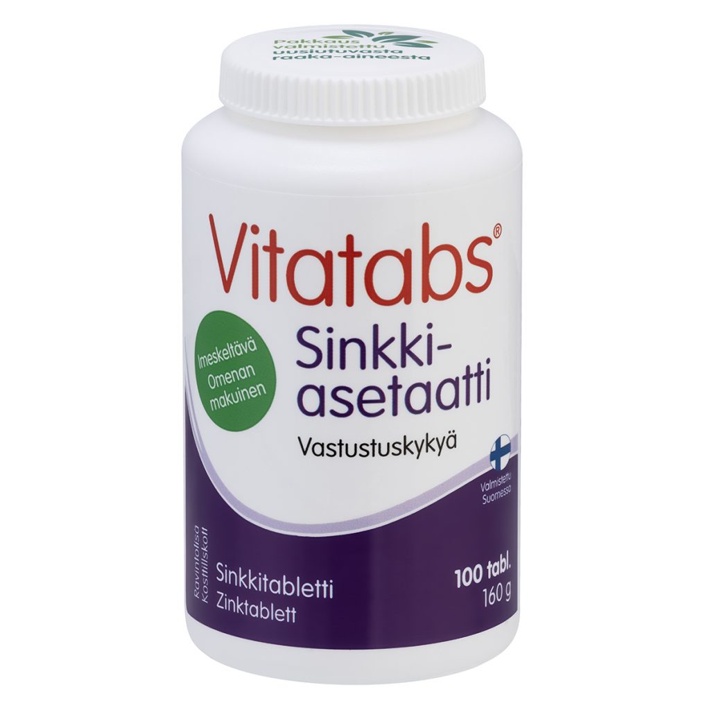 Vitatabs Zinkacetat 100 tabl.