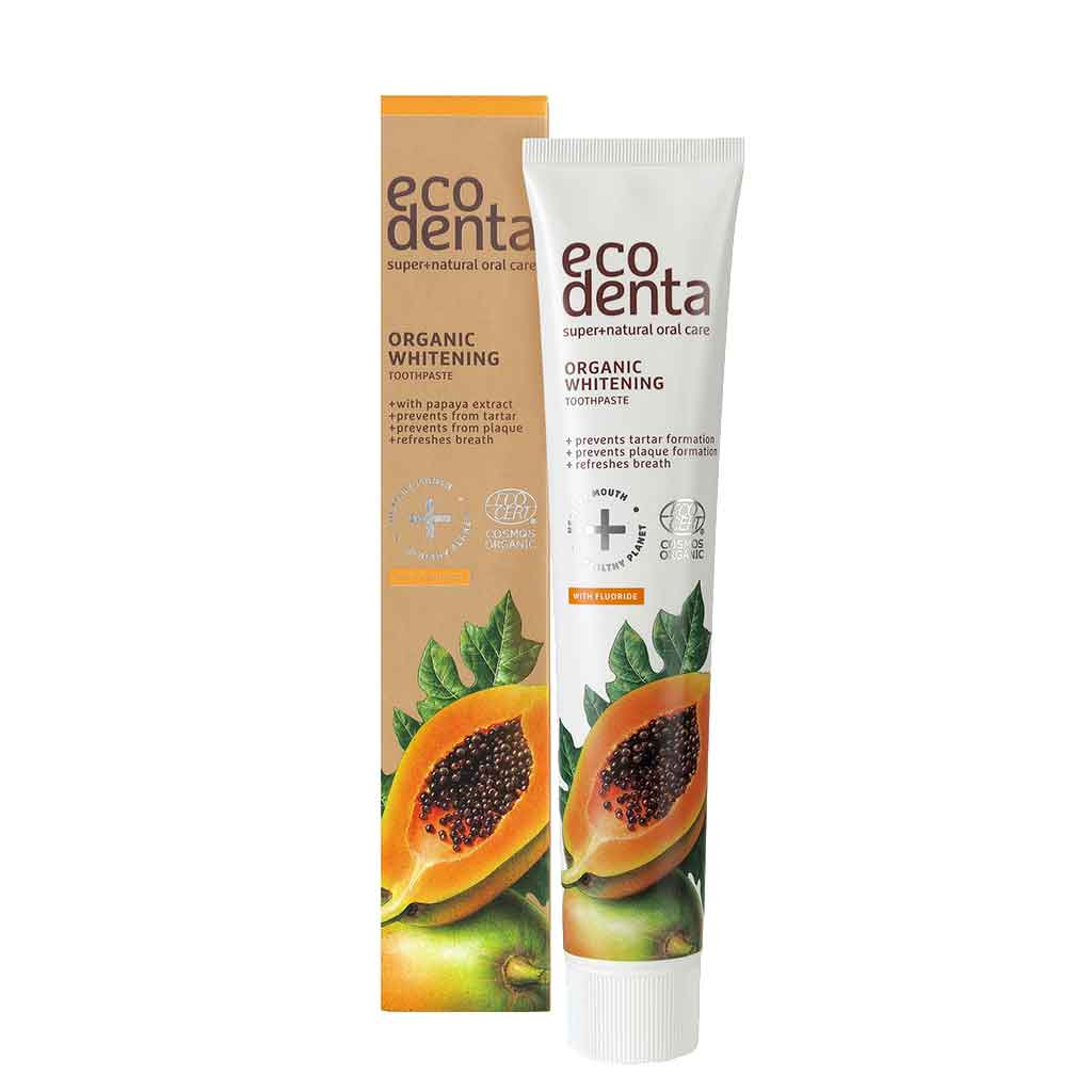 Ecodenta Whitening Toothpaste papaya (L) 75ml