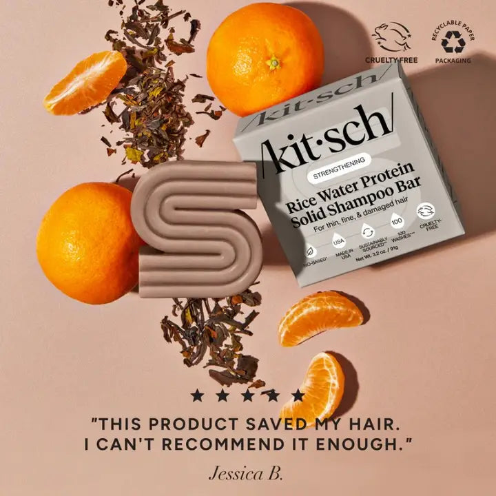 Rice Water Protein Shampoo Bar for Hair Growth
