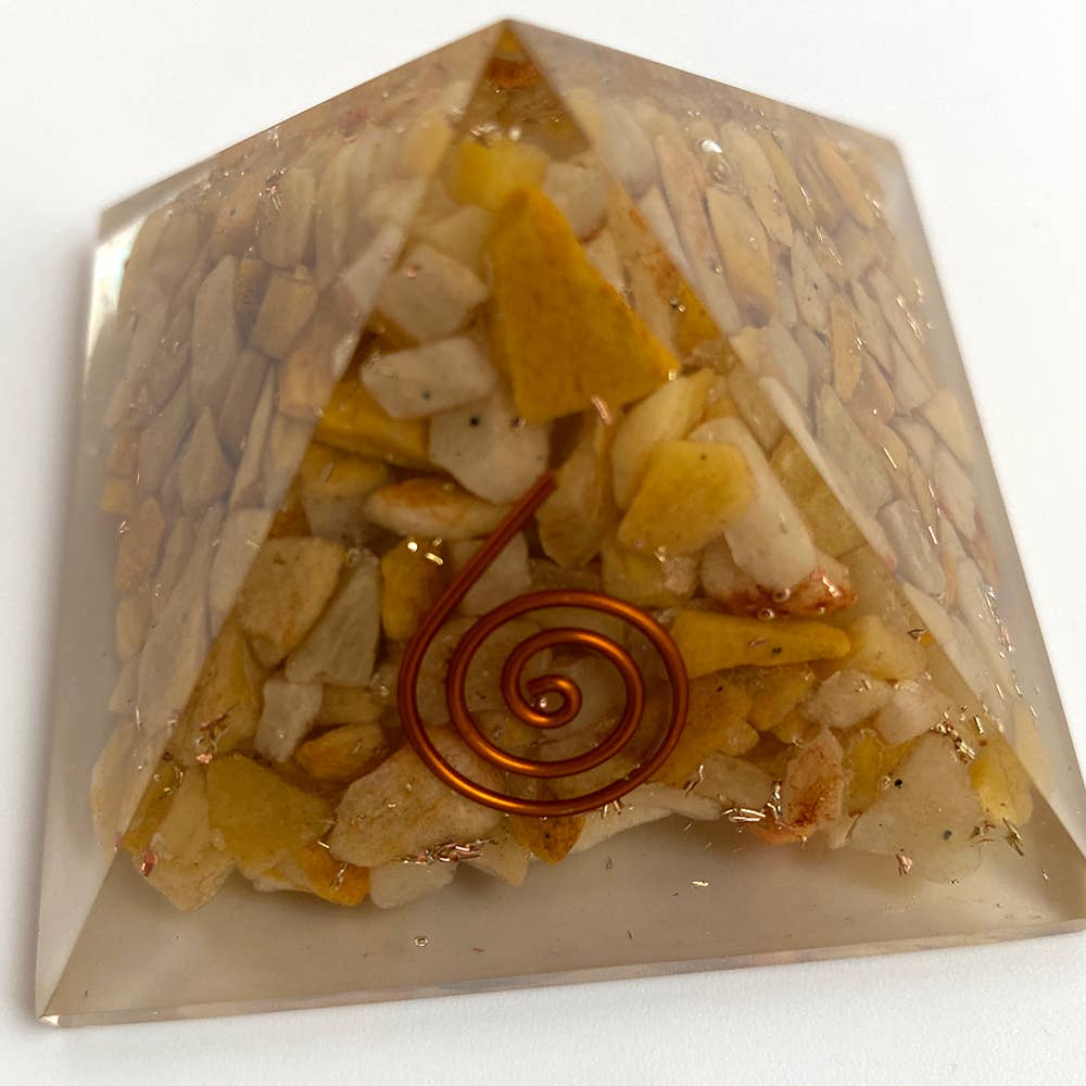 Orgonit Reiki Healing Pyramid, 4-5,5 cm