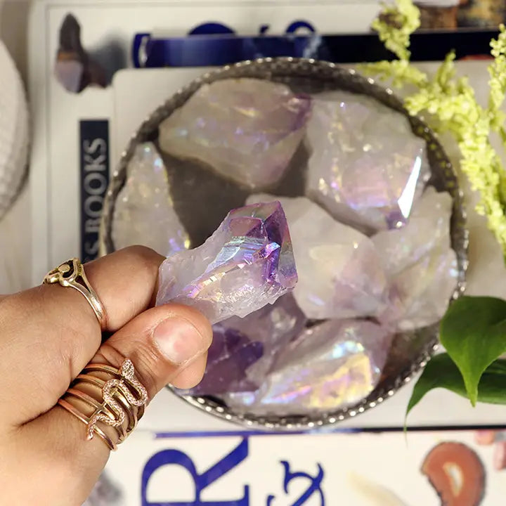 Enkeli Aura Ametisti -kärki 4-8 cm | Angel Aura Amethyst