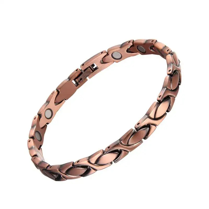Kopparmagnetarmband med 14 magneter | 99,9 % koppar