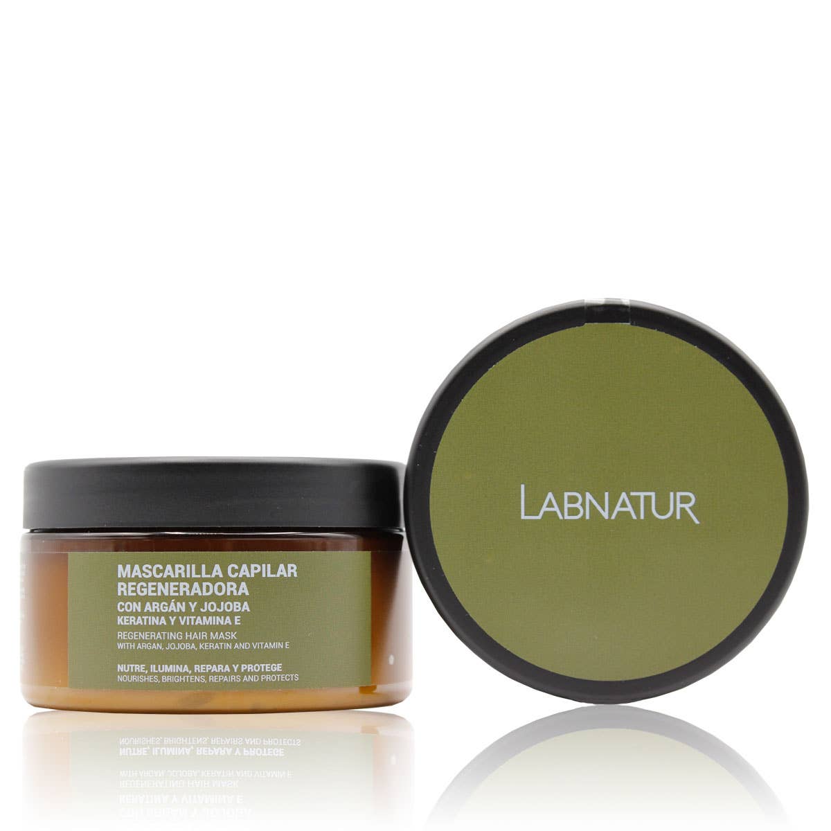 Labnatur Argan- och Jojobainpackning med keratin 250 ml