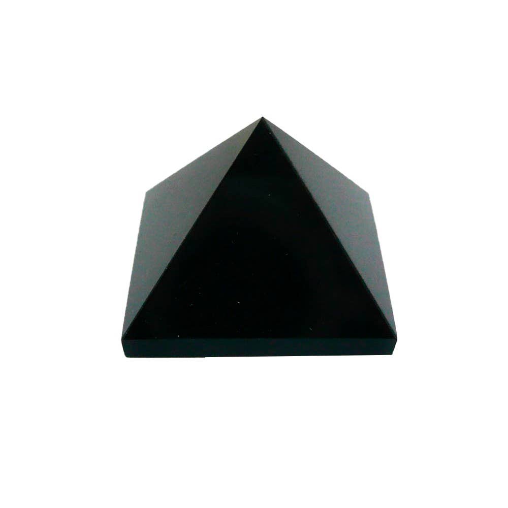 Obsidiaani pyramid 2.5x2.5cm