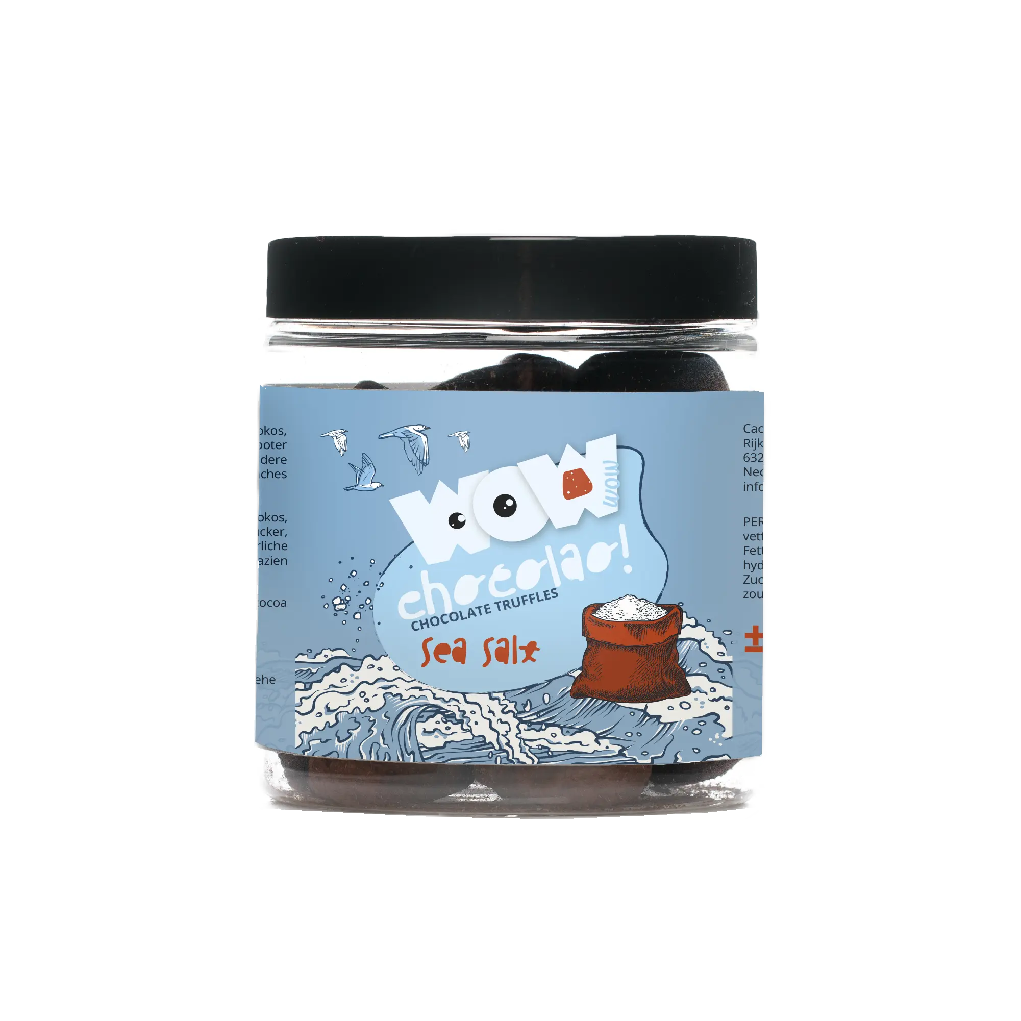 Sea Salt Chocolate Truffles – 130 g Lahjapurkki