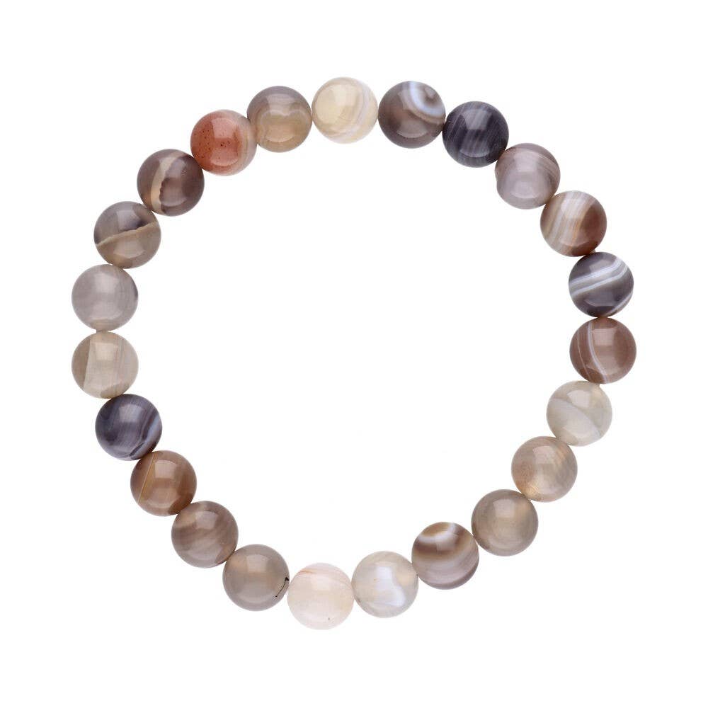 Botswana Agate Bracelet 8mm