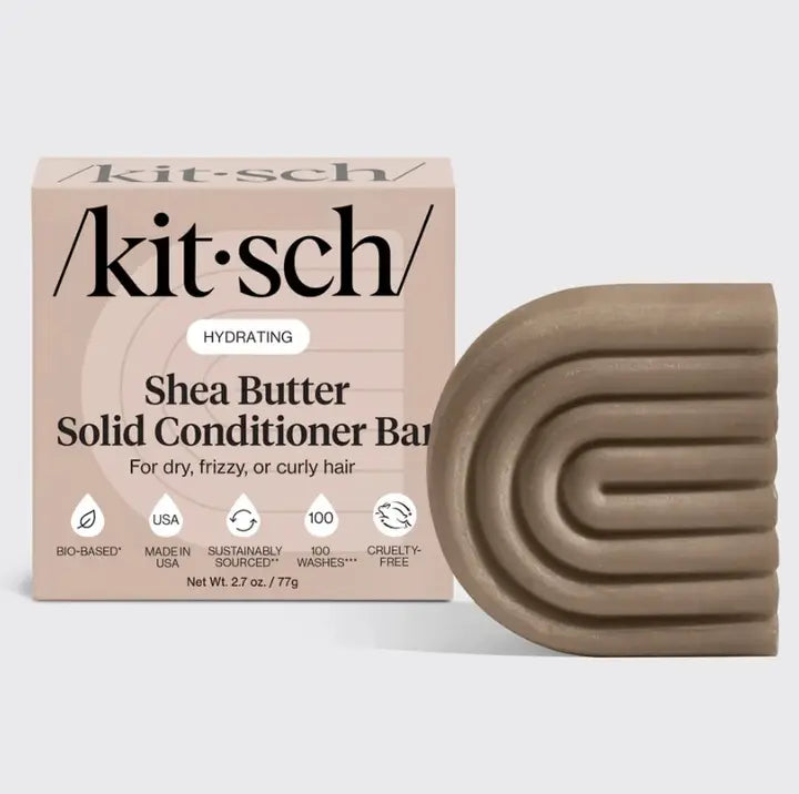 Kitsch Shea Butter Solid Conditioner Bar - Kosteuttava hoitoainepala 77g