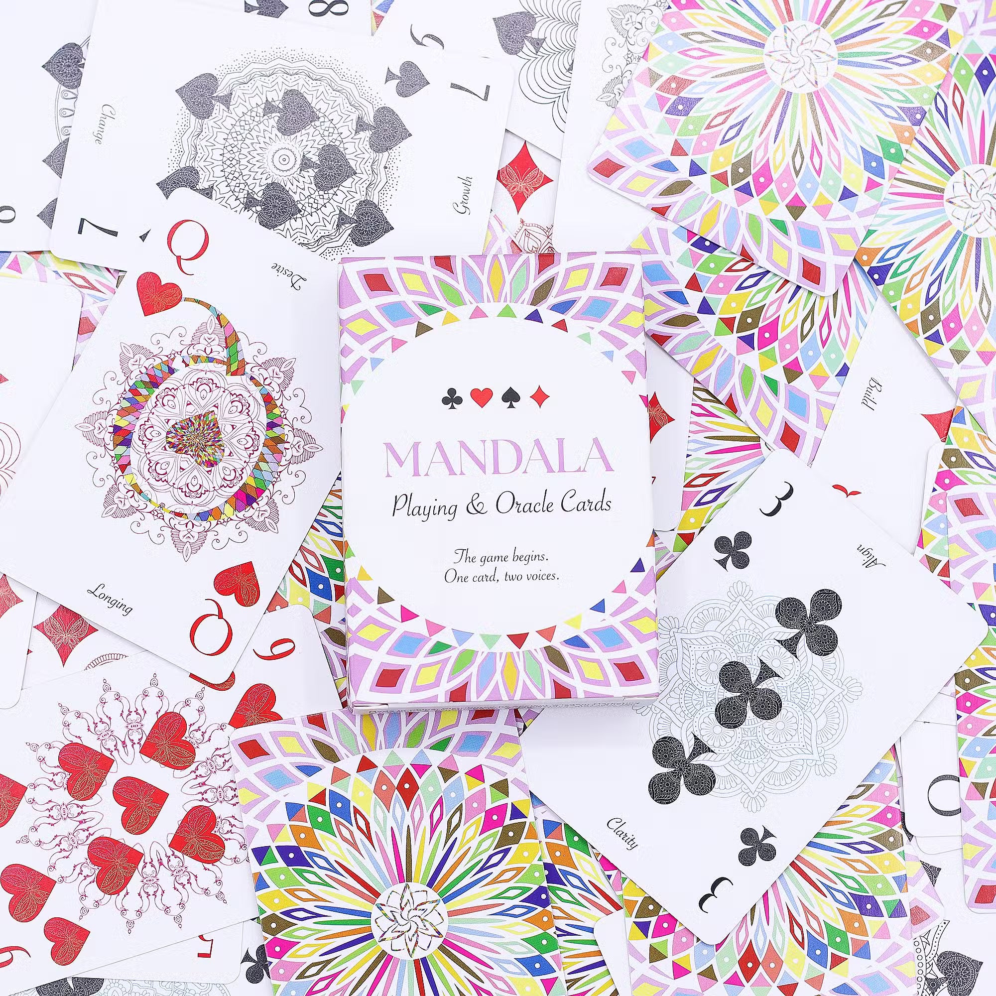 Mandala Playing & Oracle Cards – Mandala-pelikortit