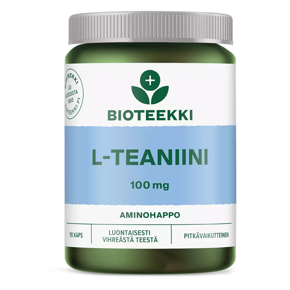 Bioteekki L-Theanin 100mg 90 tabl.