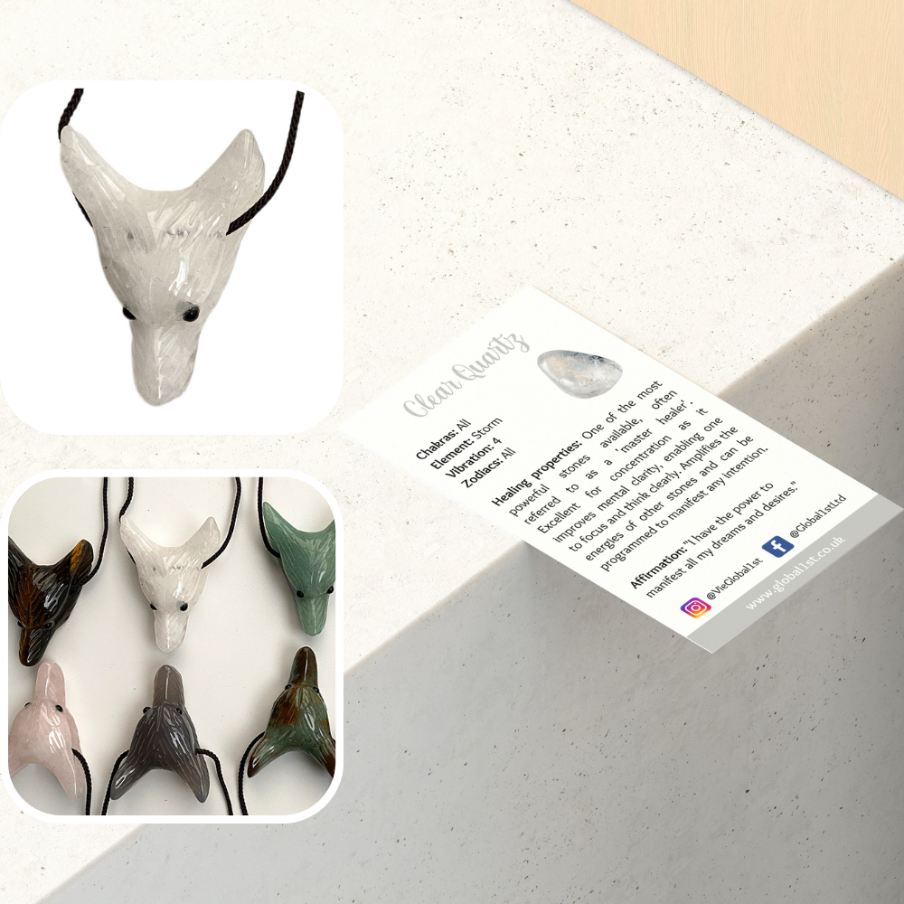 Wolf Head Pendant - Susi -riipus