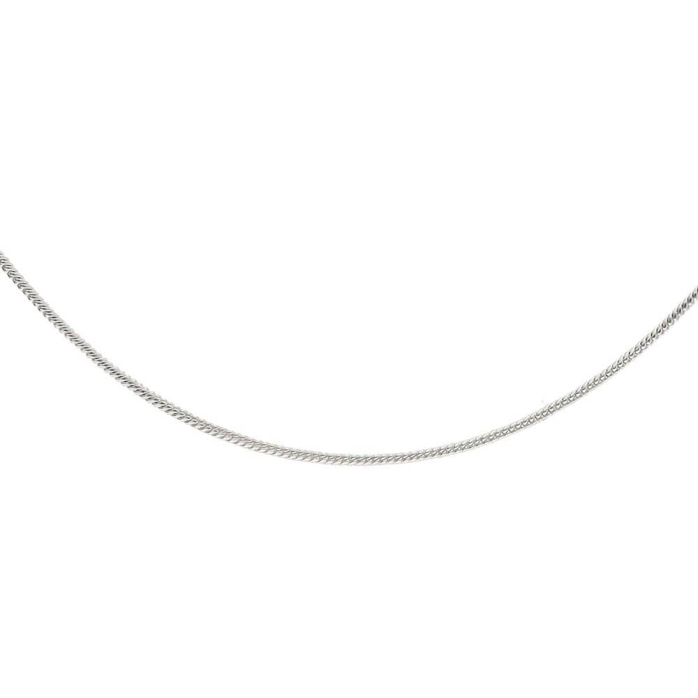 Försilvrad kedja, 53 cm