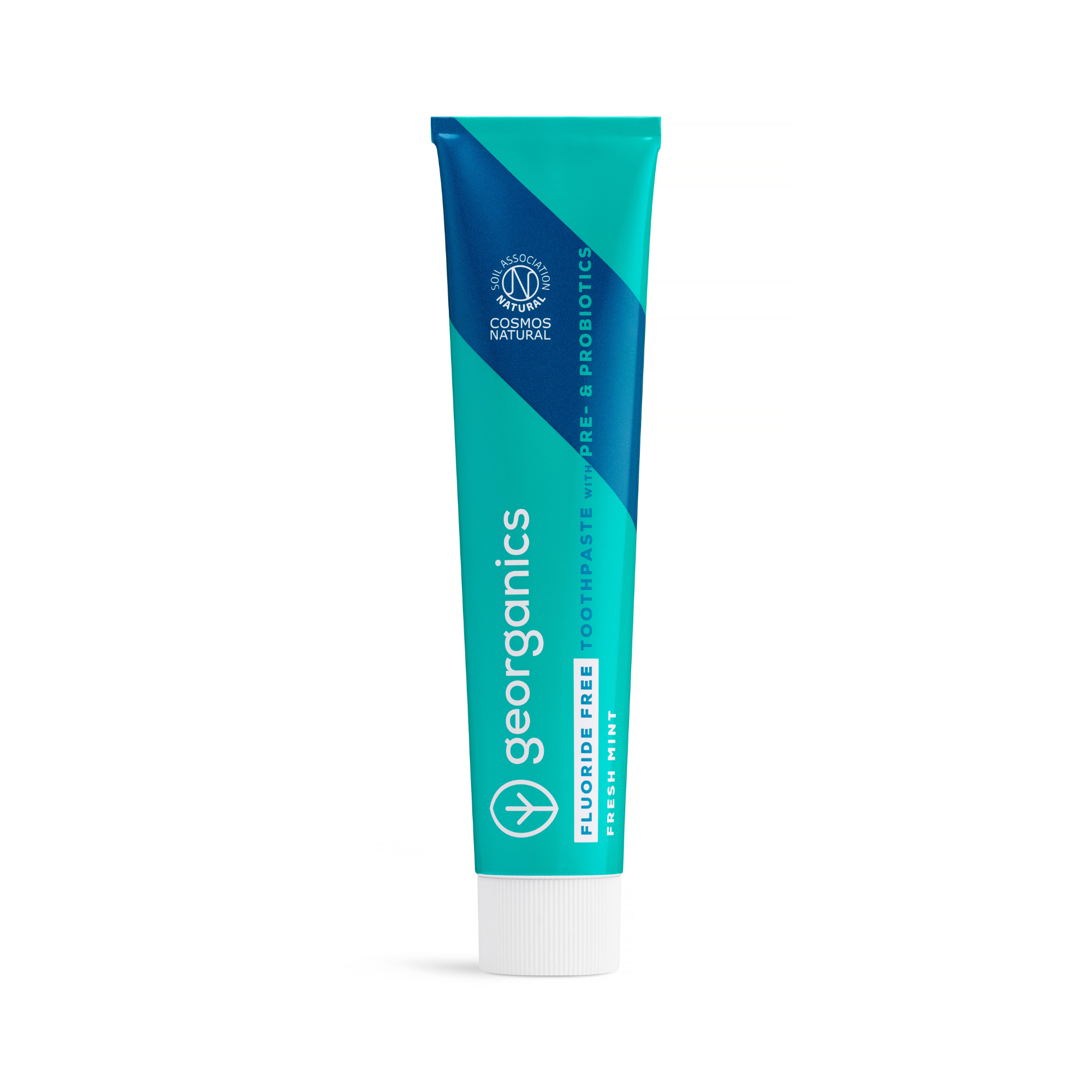 Georganics Pre- & Probiotisk Tandkräm – Fresh Mint 75 ml (Fluoridfri)