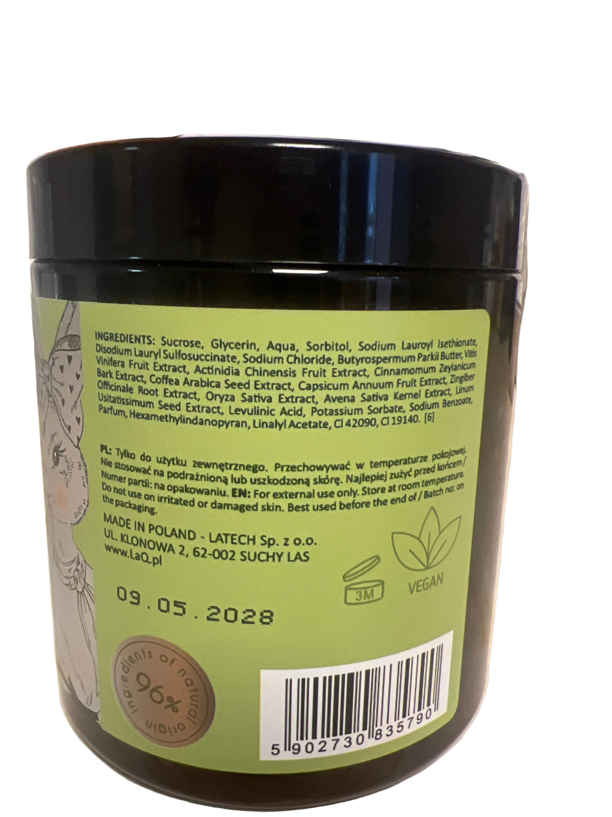 LaQ Kiwi & Grapes Pesu- ja kuorinta 220g