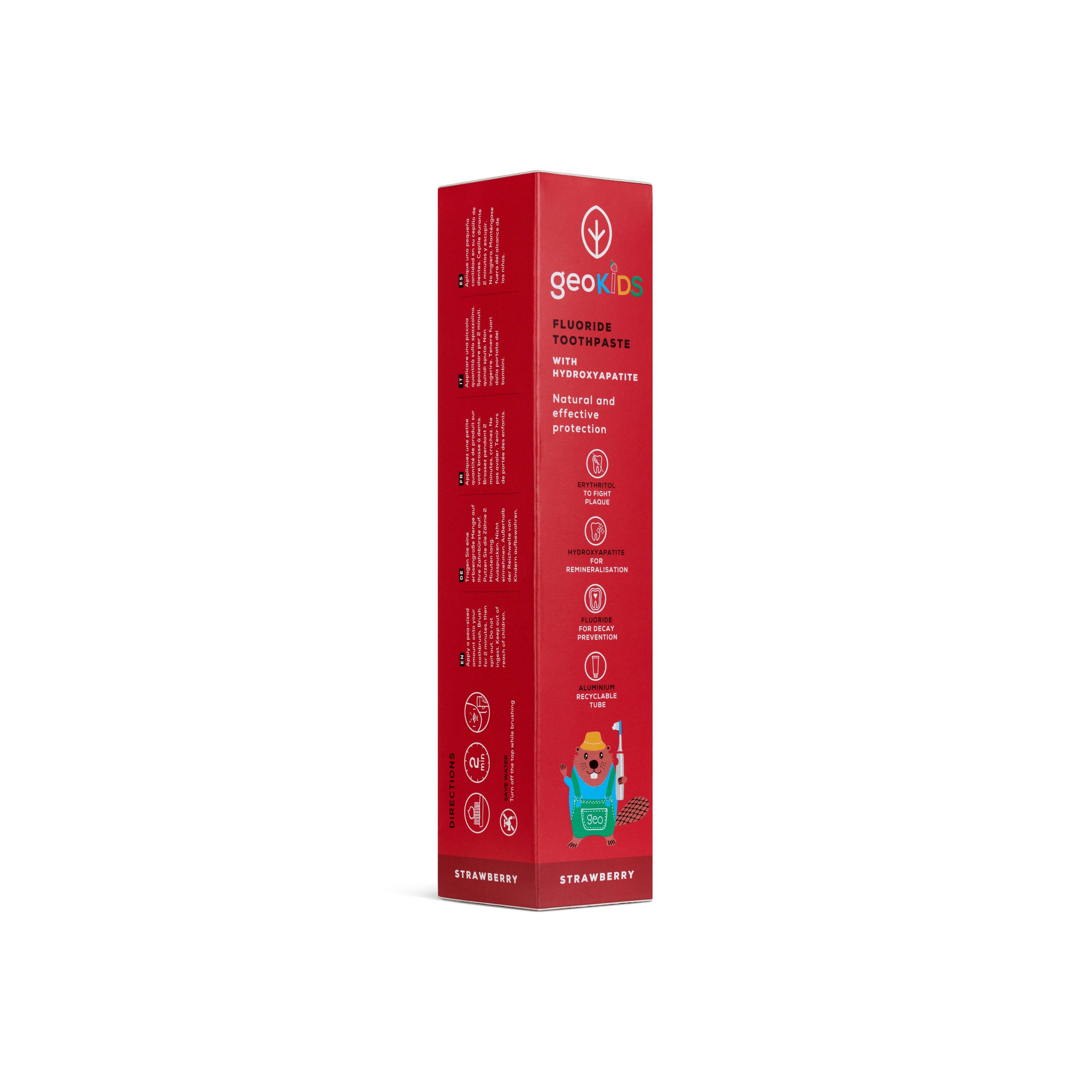 Lasten fluorillinen hammastahna -Hydroksiapatiitti ja fluori 75ml
