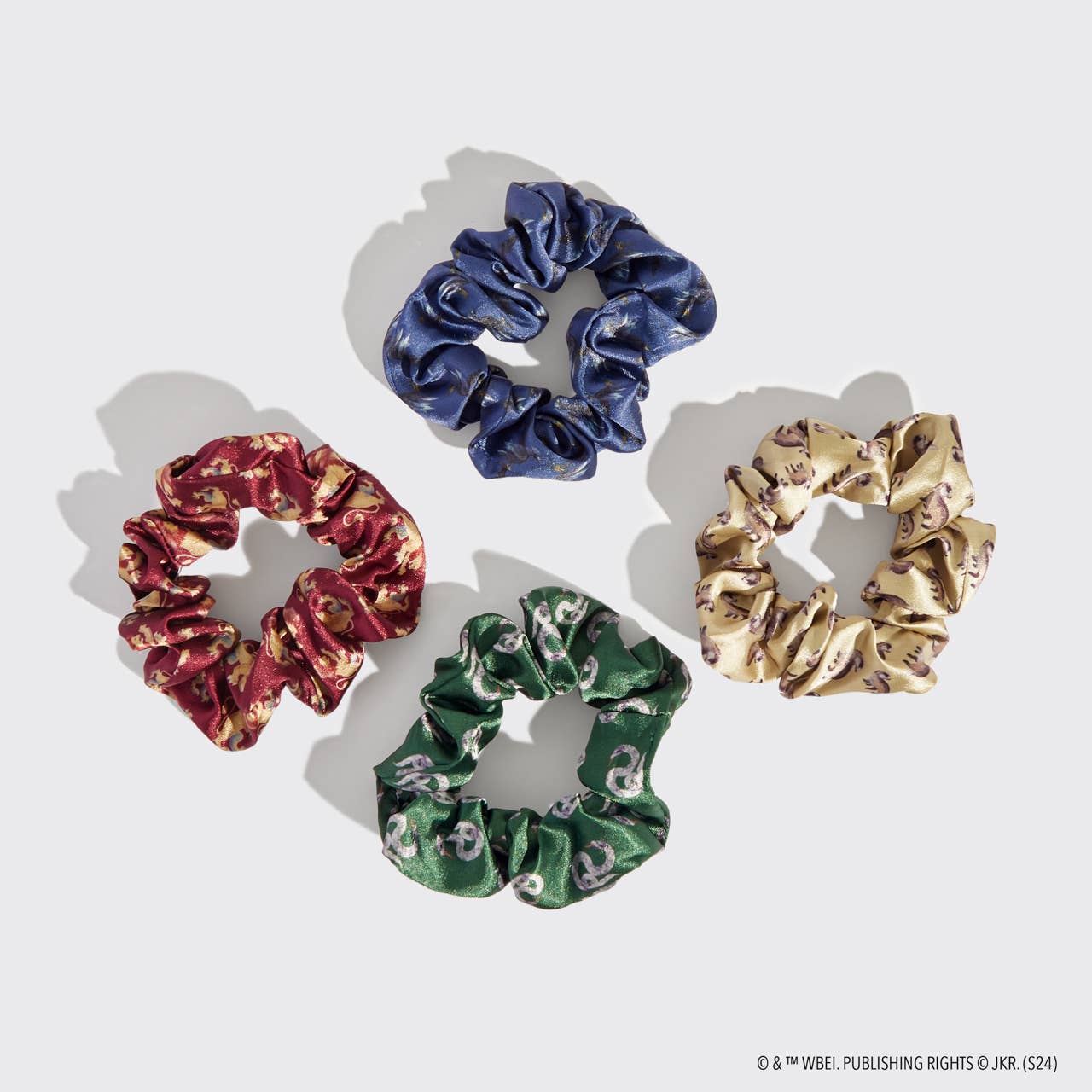 Harry Potter x Kitsch Satin Sovscrunchies 4-pack Set