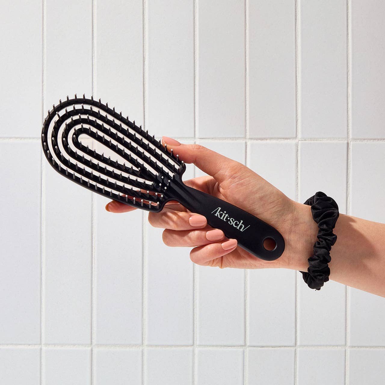Detangling Flexi Brush - Svart, utredningsborste