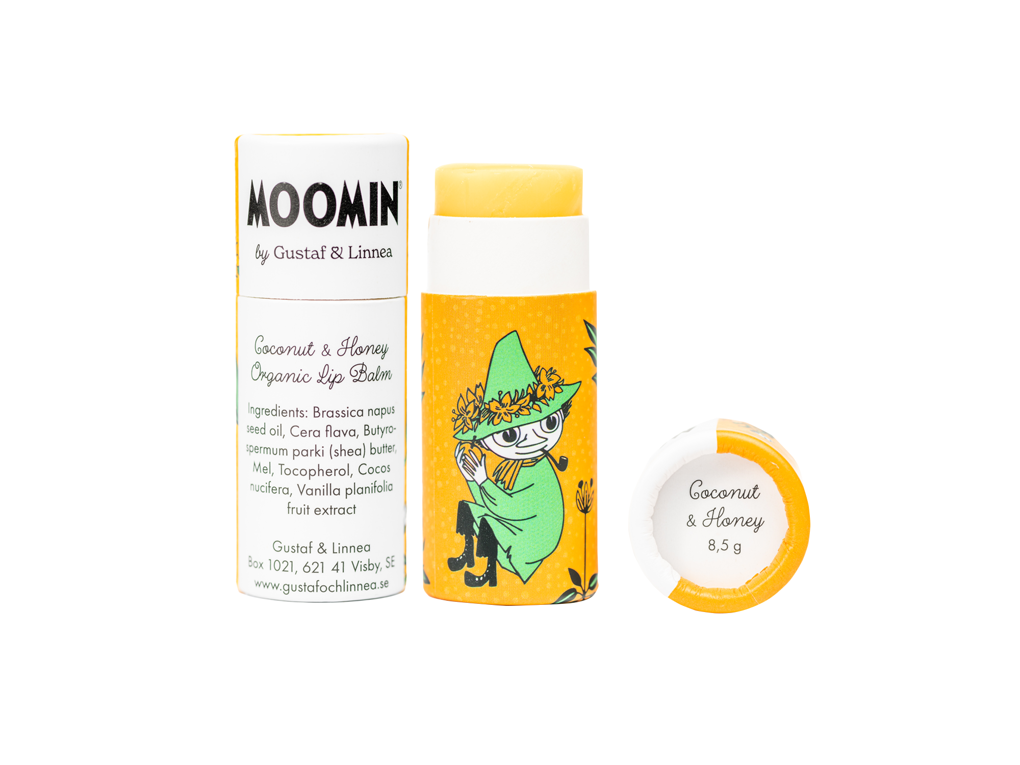 Moomin by G&L - Läppbalsam Kokos & Honung 8,5g