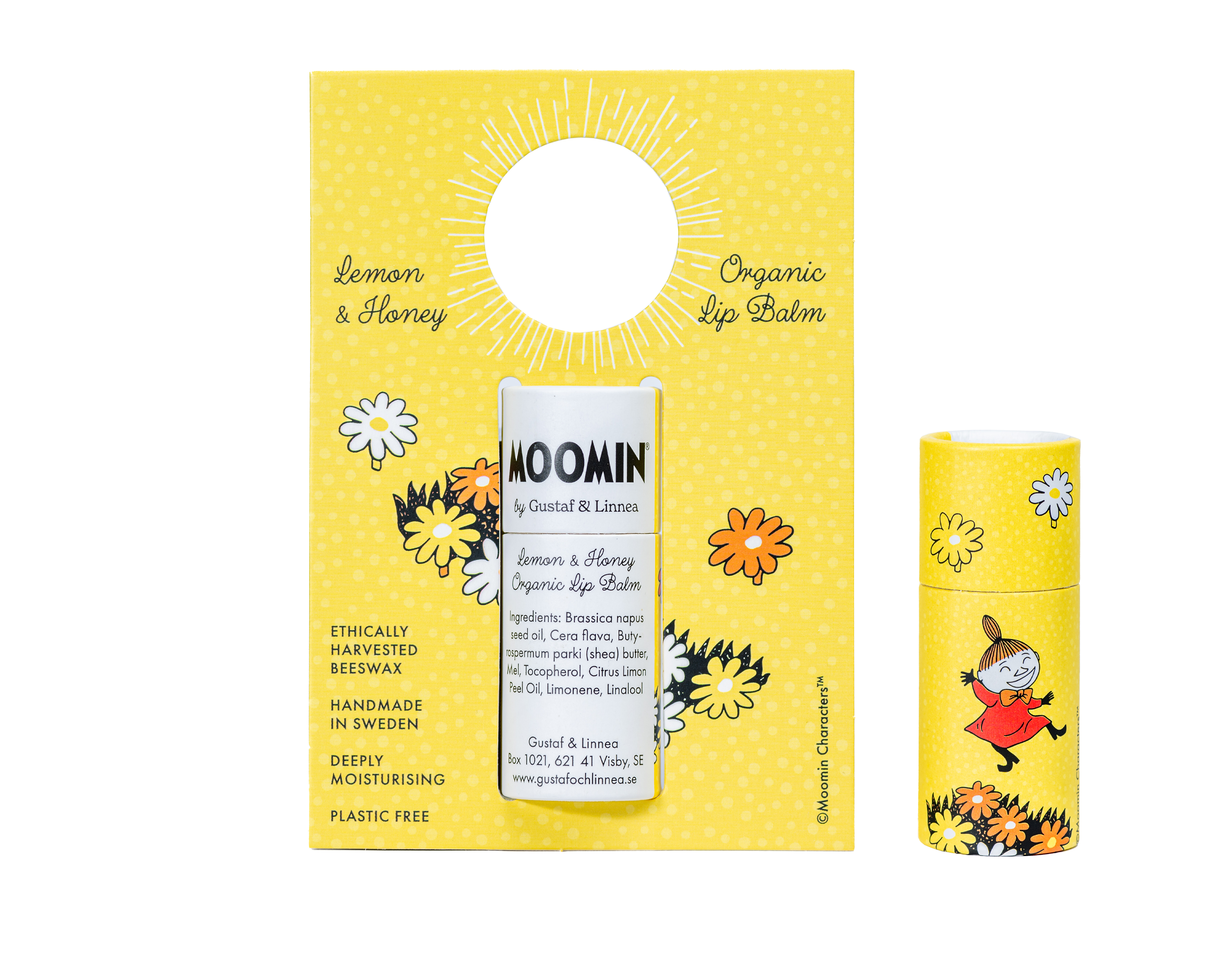 Mumin läppbalsam – Citron & Honung