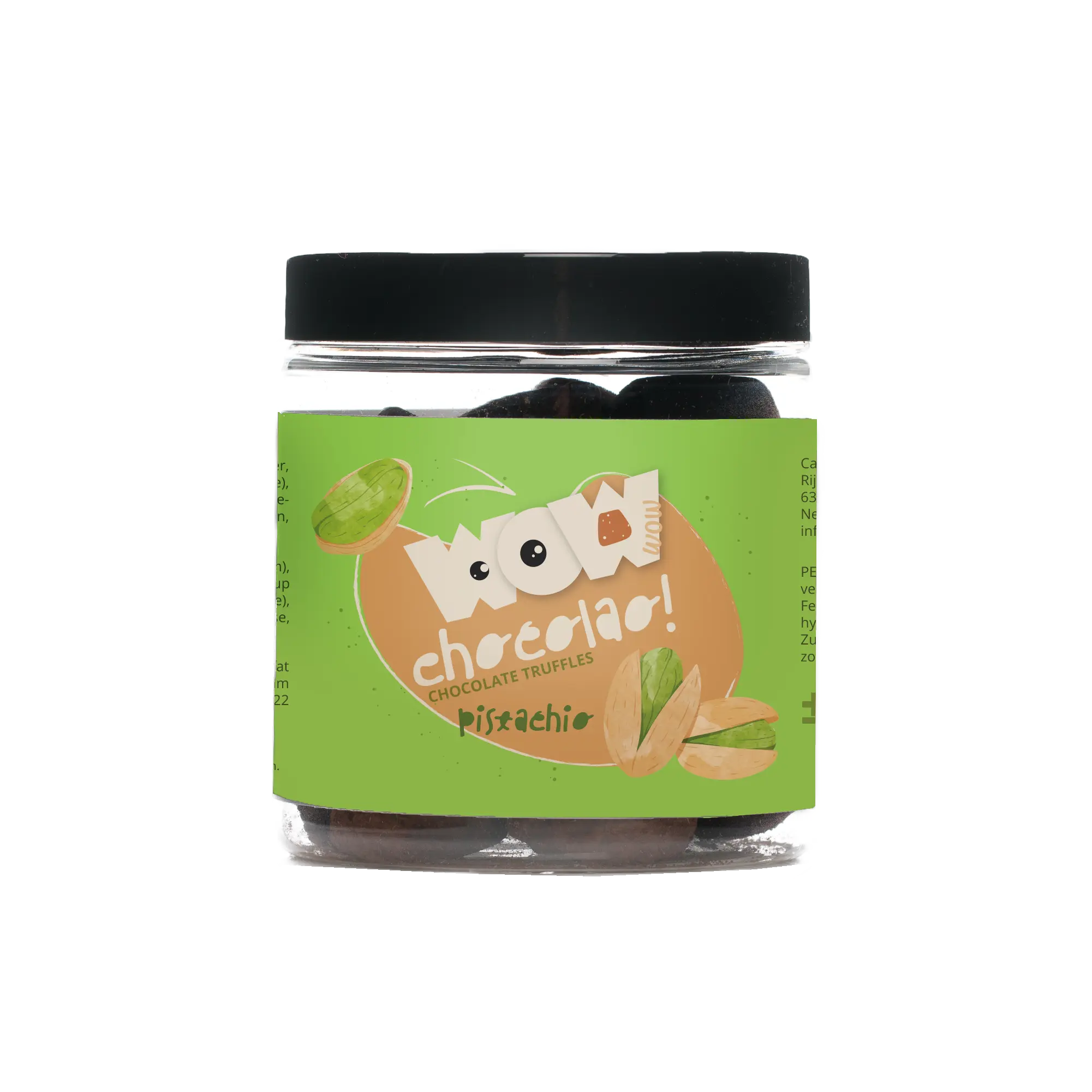 WOW Chocolao! Pistachio – Pistaasisuklaatryffeli 130g