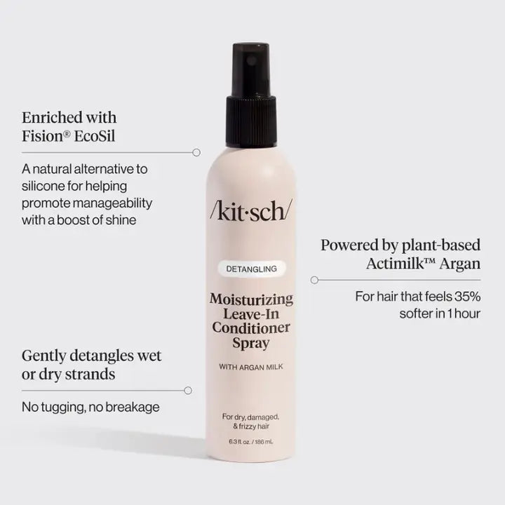 Kitsch Moisturizing Argan Milk Leave-in Conditioner 201ml - Jätettävä hoitoaine