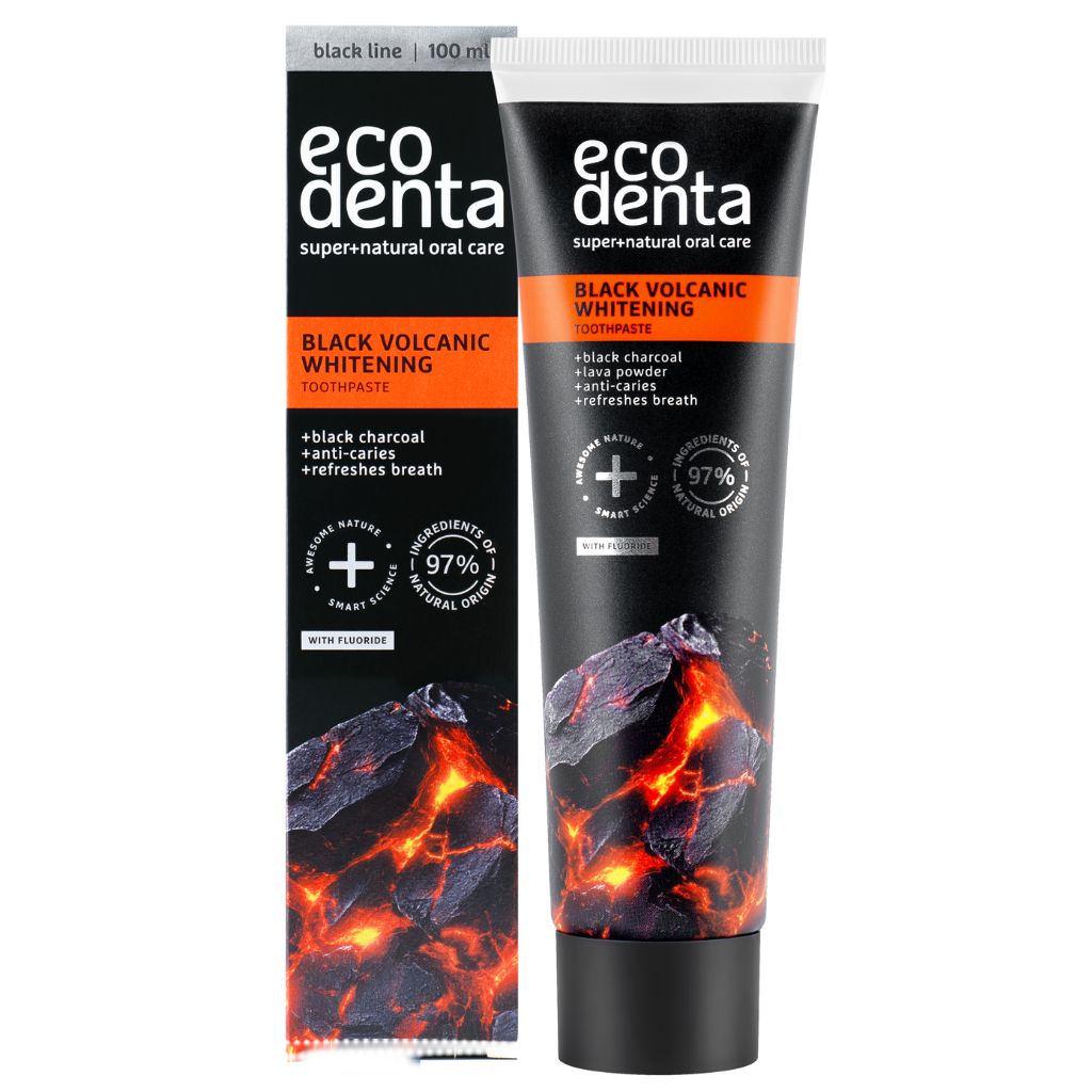 Ecodenta Black Volcanic Whitening Toothpaste 100ml