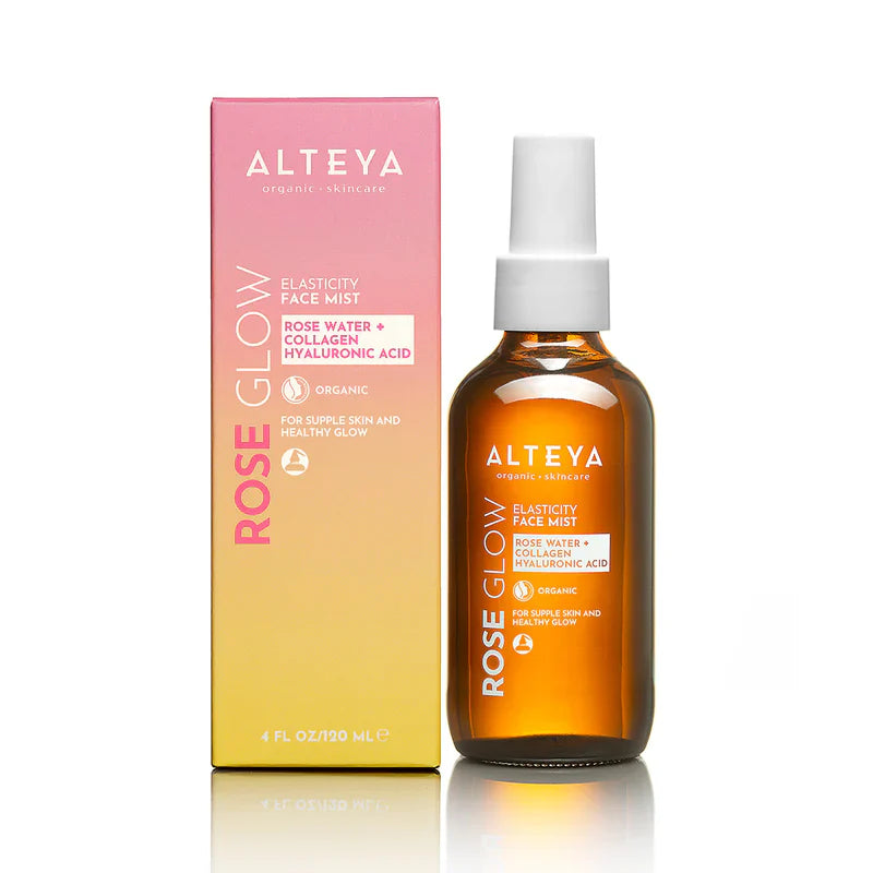 Ansiktsspray Glow - Rosenvatten + Kollagenpeptid 120ml