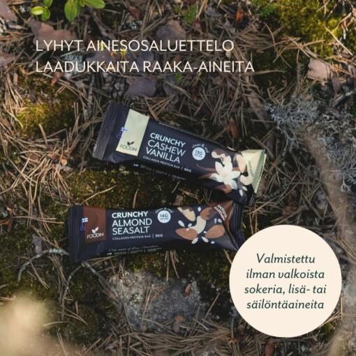 Foodin - Kollagenproteinbar Cashew-vanilj 50g