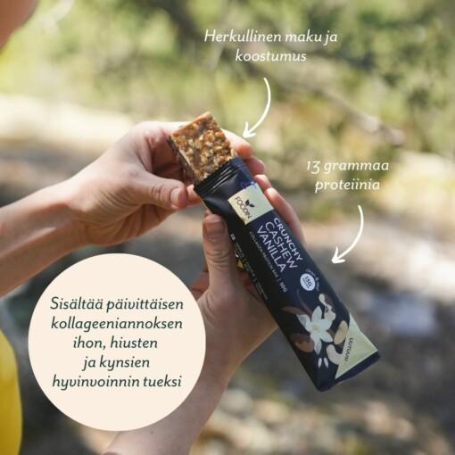 Foodin - Kollagenproteinbar Cashew-vanilj 50g