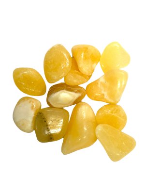 Trumlad Gul Kalcit 1,5-3cm