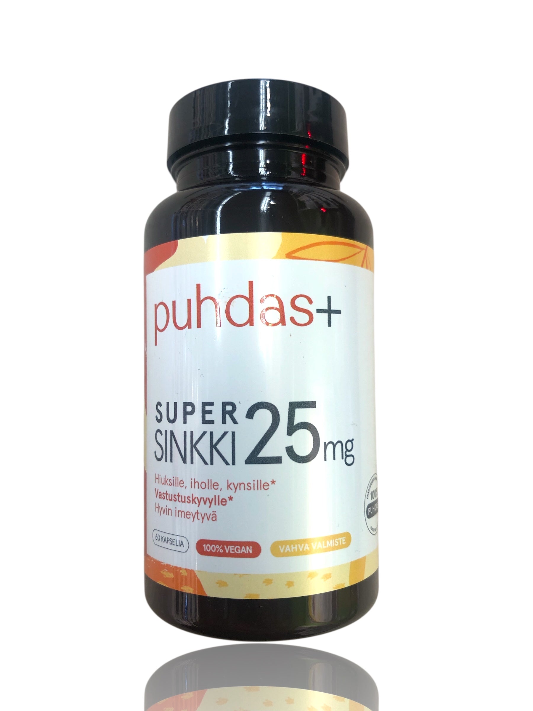 puhdas+ Super Zink 25mg 60 kapslar