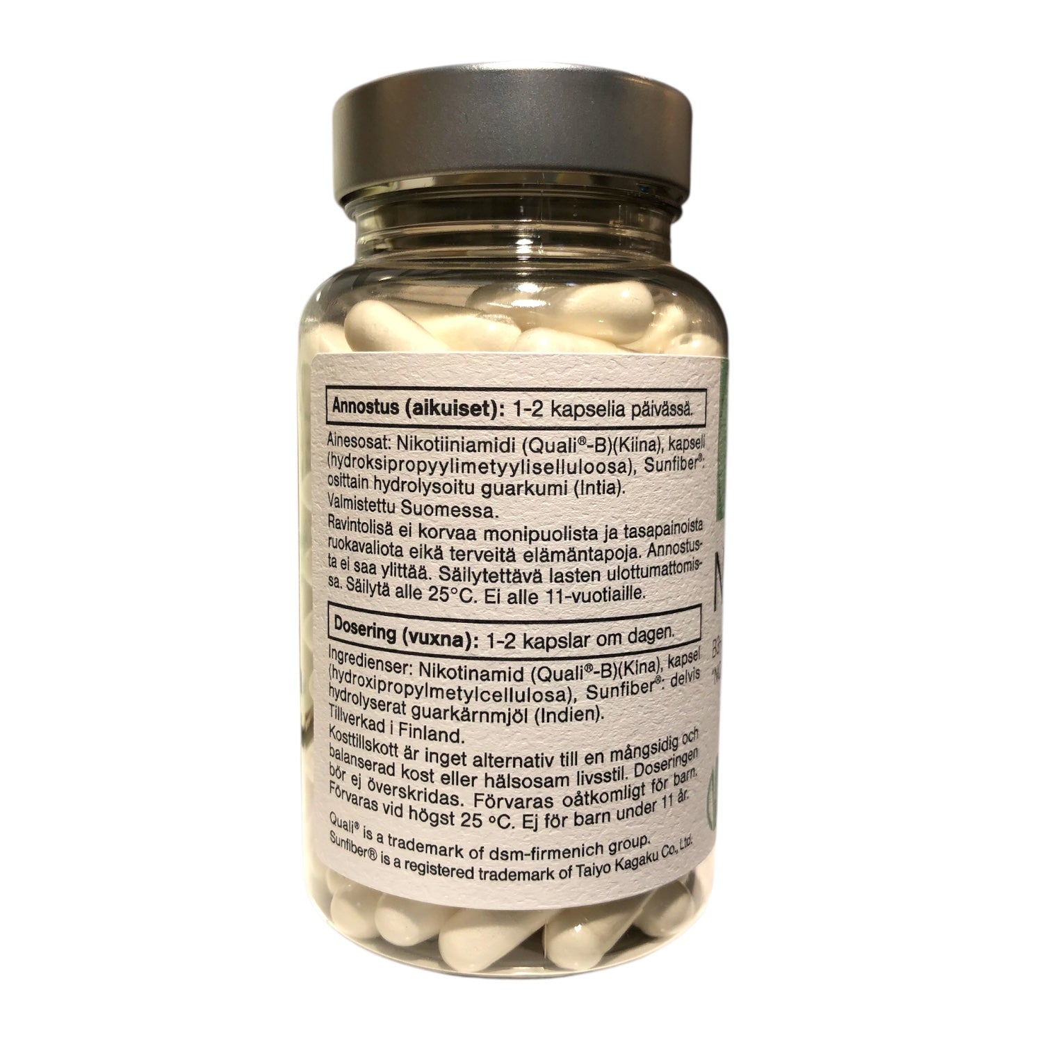 Natura Media B3 Niacin 100 kapslar