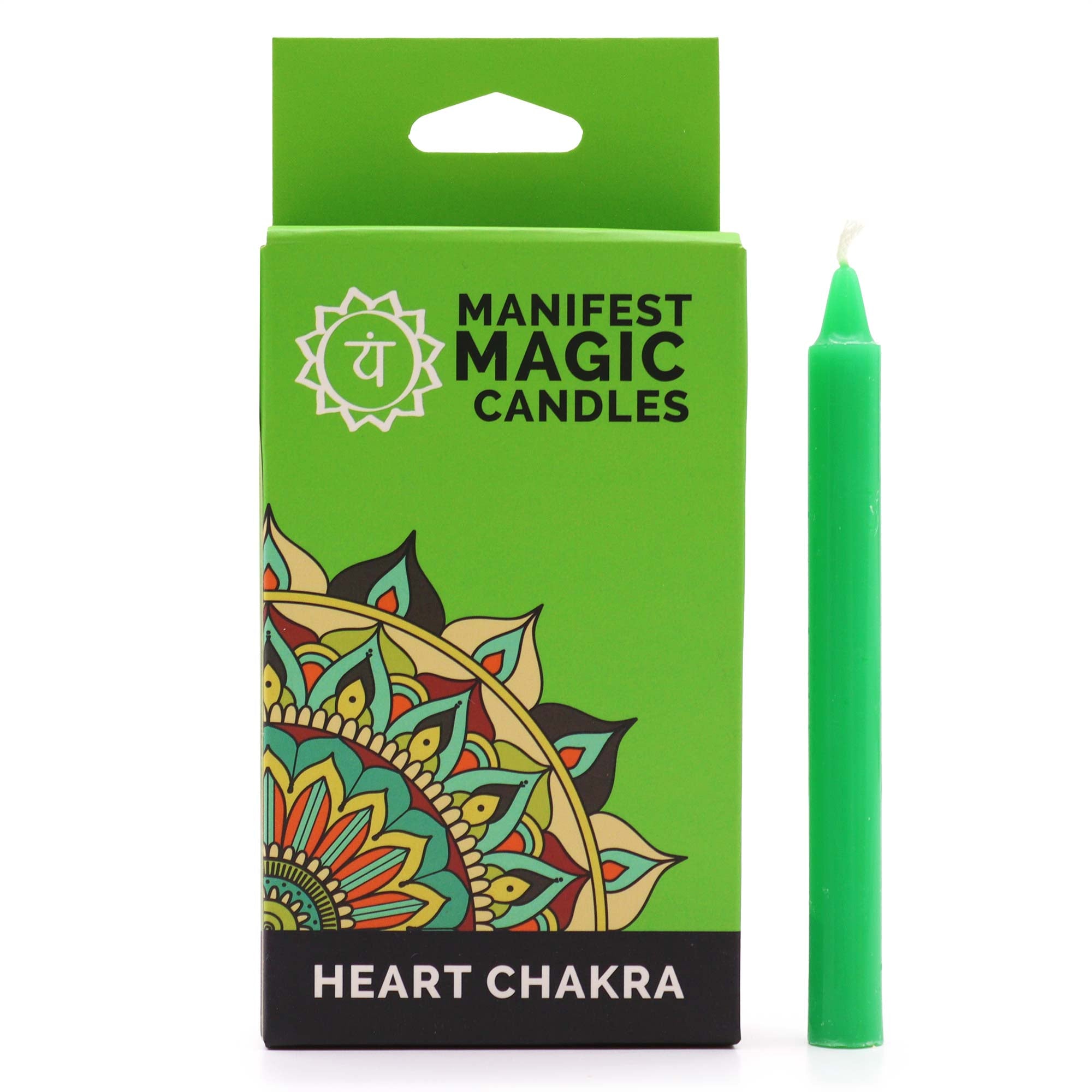 Manifest Magic Candles Green-Heart Chakra