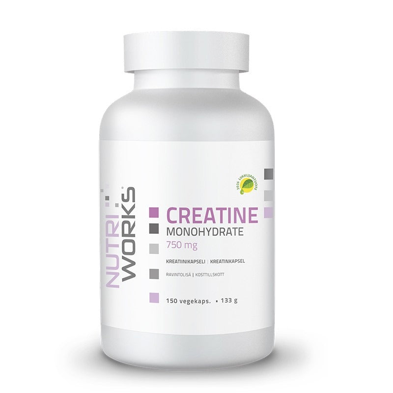 Kreatinmonohydrat 750 mg 150 kapslar